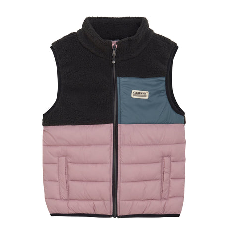 Veste Matelassée 4-10ans-Color Kids-Rose-4-CLO-742378-4200-CLÉMENT