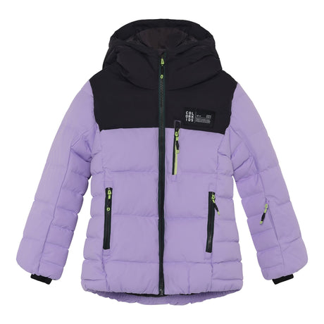 Manteau Ski Matelassé 4-14ans-Color Kids-Lilas-4-CLO-742764-6716-CLÉMENT