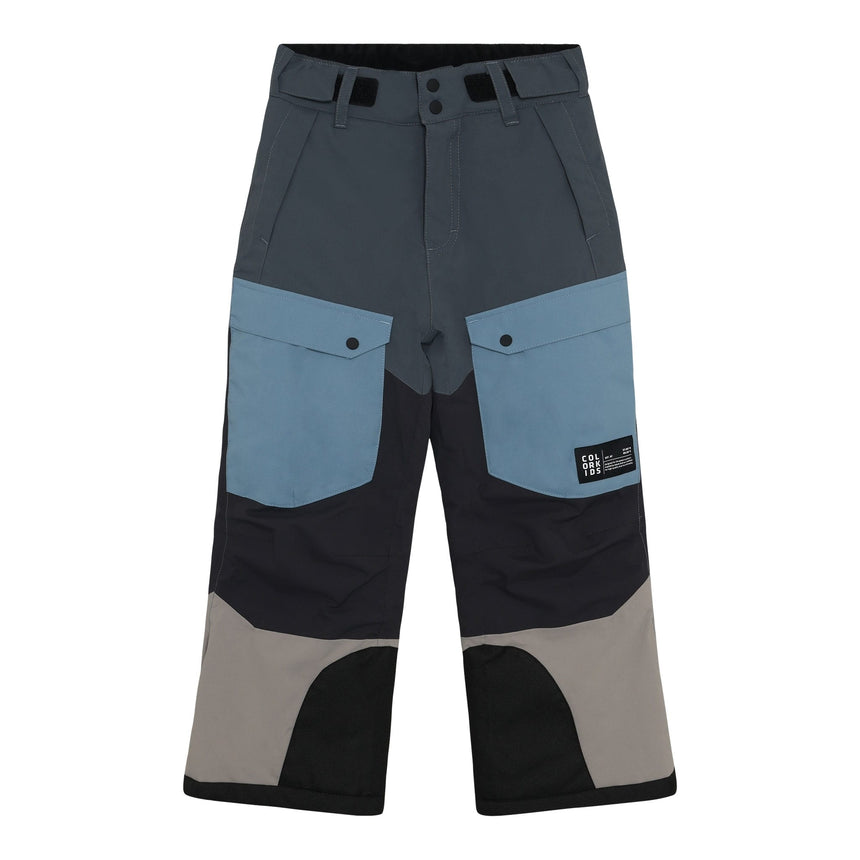 Pantalon Ski Colorblock 4-14ans-Color Kids-Charcoal-4-CLO-742769-1922-CLÉMENT
