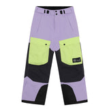 Pantalon Ski Colorblock 4-14ans-Color Kids-Lilas-4-CLO-742769-6716-CLÉMENT