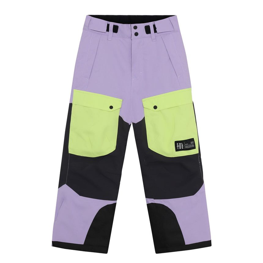 Pantalon Ski Colorblock 4-14ans-Color Kids-Lilas-4-CLO-742769-6716-CLÉMENT