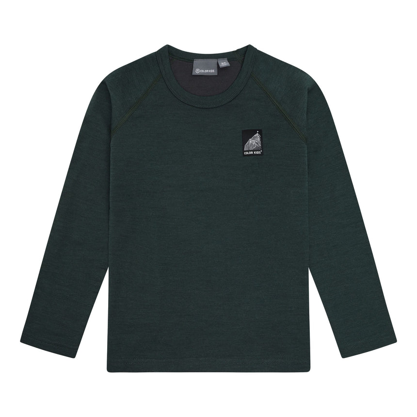 Ensemble Thermal Merino Vert 4-10ans-Color Kids-CLO-742936-9150-CLÉMENT