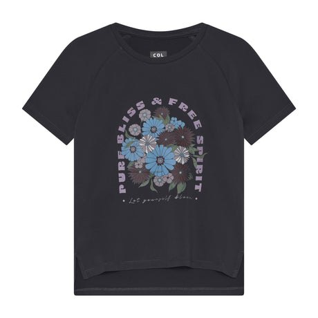 T-shirt Pure Bliss 4-8ans-Color Kids-Noir-4-CLO-742964-1919-CLÉMENT