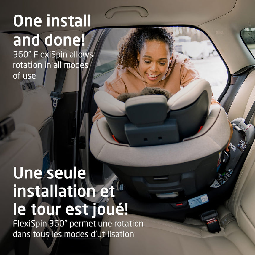 Siège d’Auto Tout-en-un Rotatif Andi 360°- Designer Noir-Maxi-cosi-COS-22967CDBK-CLÉMENT