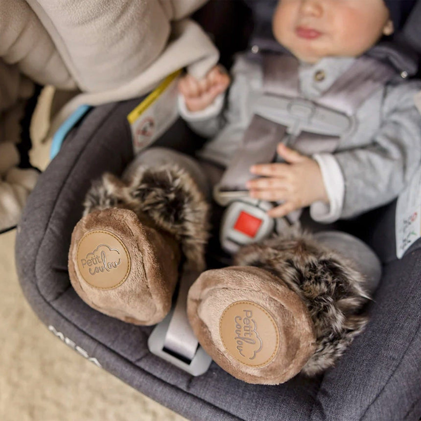Bottines d'hiver pour bébé Moka 0-6mois-Petit Coulou-COU-PCB7520-CLÉMENT