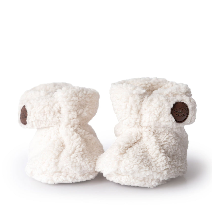 Coffret-cadeau Ourson pour bébé (4 accessoires) - Sherpa Crème-Petit Coulou-COU-PCCC7403-CLÉMENT