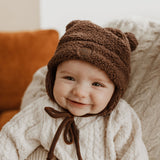 Tuque Ourson Sherpa Brun 0-6mois-Petit Coulou-COU-PCTS7040-CLÉMENT