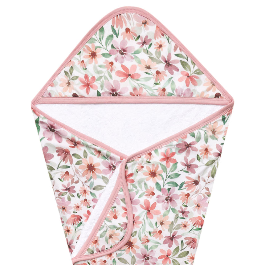 Serviette de Bain - Fleurs Natalie-Copper Pearl-CPL-CPHDTW0256NS-CLÉMENT