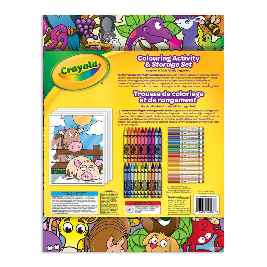 Ensemble de Coloriage et Kit de Rangement Crayola-Crayola-CRL-04-8292-CLÉMENT