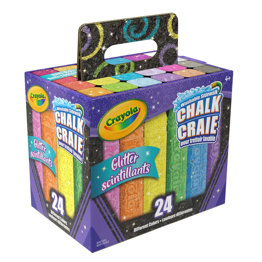 Craies Scintillantes (24)-Crayola-CRL-51-8300-CLÉMENT