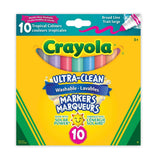Crayons (10) Ultra Clean Lavables - Tropical-Crayola-CRL-587811C002-CLÉMENT