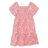 Robe Structure Fleurs 4-14ans-Creamie-Rose-4-CRM-823112-1111-CLÉMENT