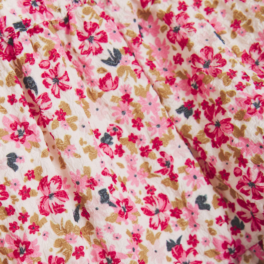 Jupe Structure Fleurs 2-14ans-Creamie-CRM-823153-1111-CLÉMENT