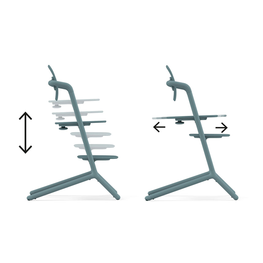 Chaise Haute 3-en-1 Lemo - Stone Bleu-Cybex-CYB-521003581-CLÉMENT