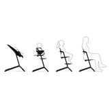 Chaise Haute 3-en-1 Lemo - Noir-Cybex-CYB-521003583-CLÉMENT