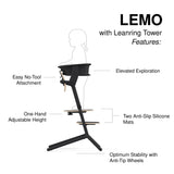 Chaise Lemo 3-en-1 + Tour d'Apprentissage-Cybex-CYB-523001519-CLÉMENT