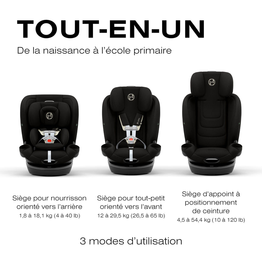 Siège d'Auto Callisto G 360 Rotatif - Moon Black-Cybex-CYB-524000600-CLÉMENT