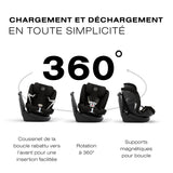 Siège d'Auto Callisto G 360 Rotatif - Moon Black-Cybex-CYB-524000600-CLÉMENT