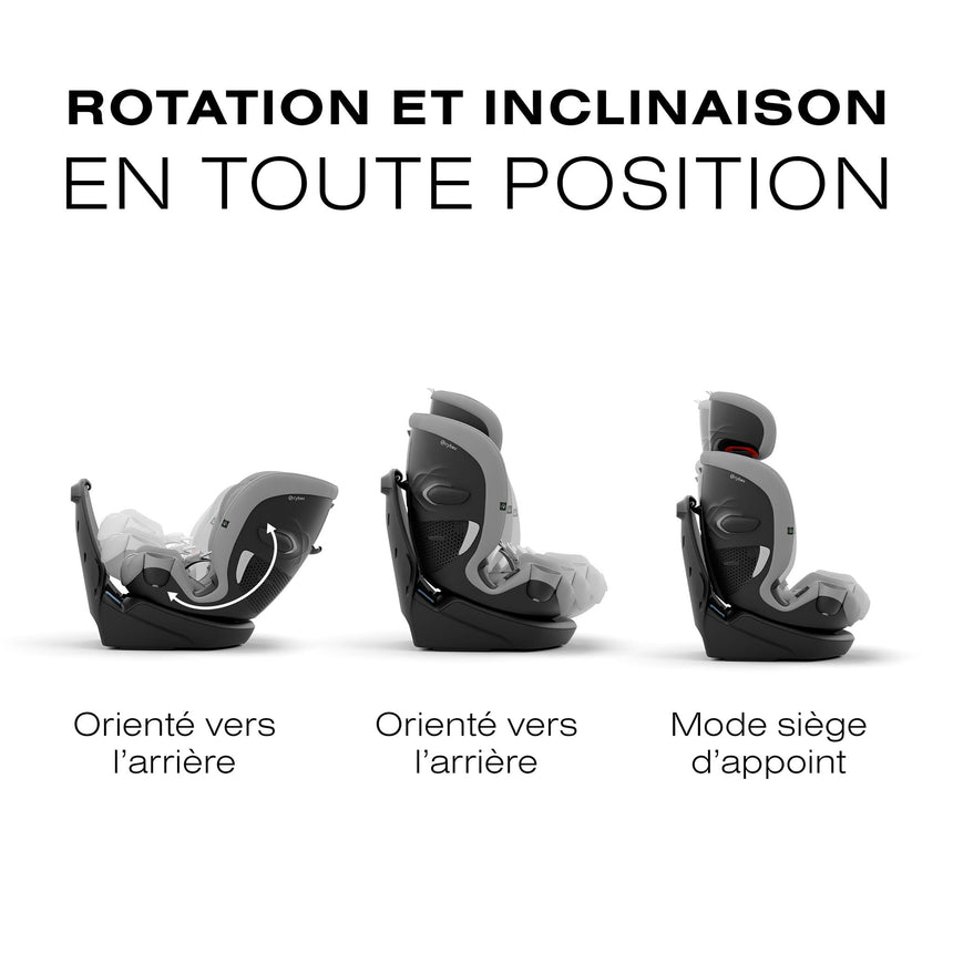 Siège d'Auto Callisto G 360 Rotatif - Stone Grey-Cybex-CYB-524000601-CLÉMENT