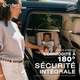 Siège Auto Rotatif Aton G Swivel - Noir-Cybex-CYB-524002643-CLÉMENT