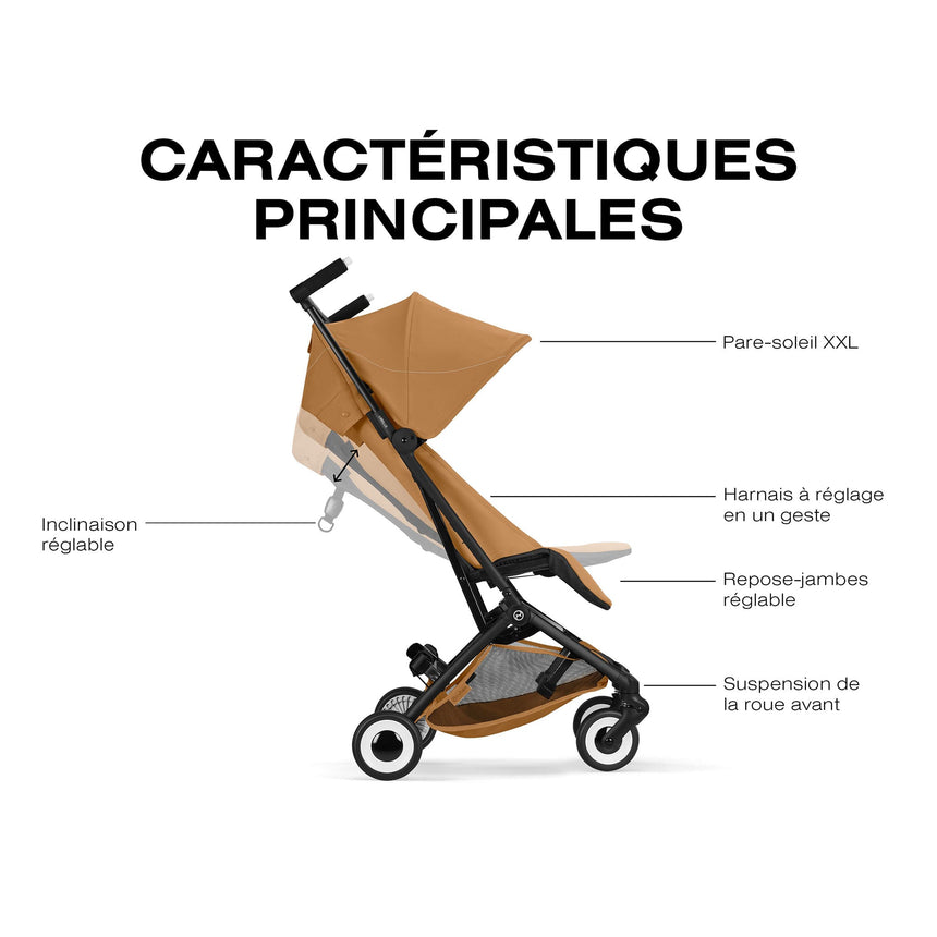 Poussette Libelle N - Brun Chocolat-Cybex-CYB-526000993-CLÉMENT