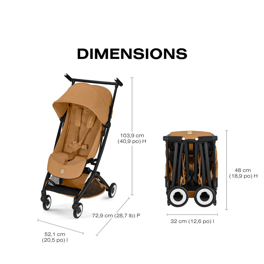 Poussette Libelle N - Brun Chocolat-Cybex-CYB-526000993-CLÉMENT