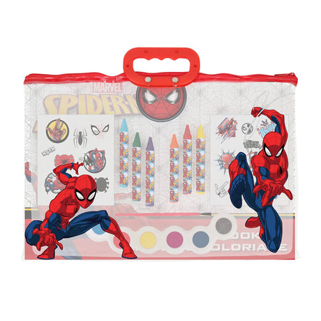 Pochette Coloriage Spiderman-Danawares-DAW-24338-CLÉMENT