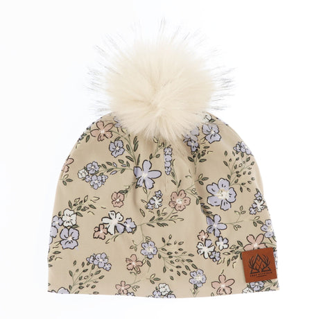 Tuque Fleurs 7-14ans-Deer Mountain-Beige-7-14 ans-DE2-26SLJ13C02SN-CLÉMENT