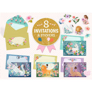 Invitations(8) Créatures merveilleuses-Djeco-DJE-DD03494-CLÉMENT