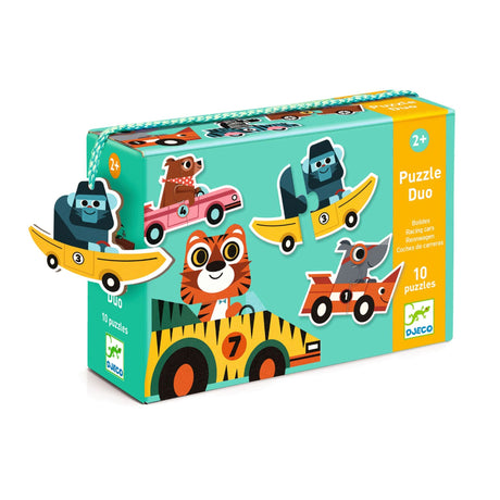 Puzzle duo - Bolides-Djeco-DJE-DJ08148-CLÉMENT