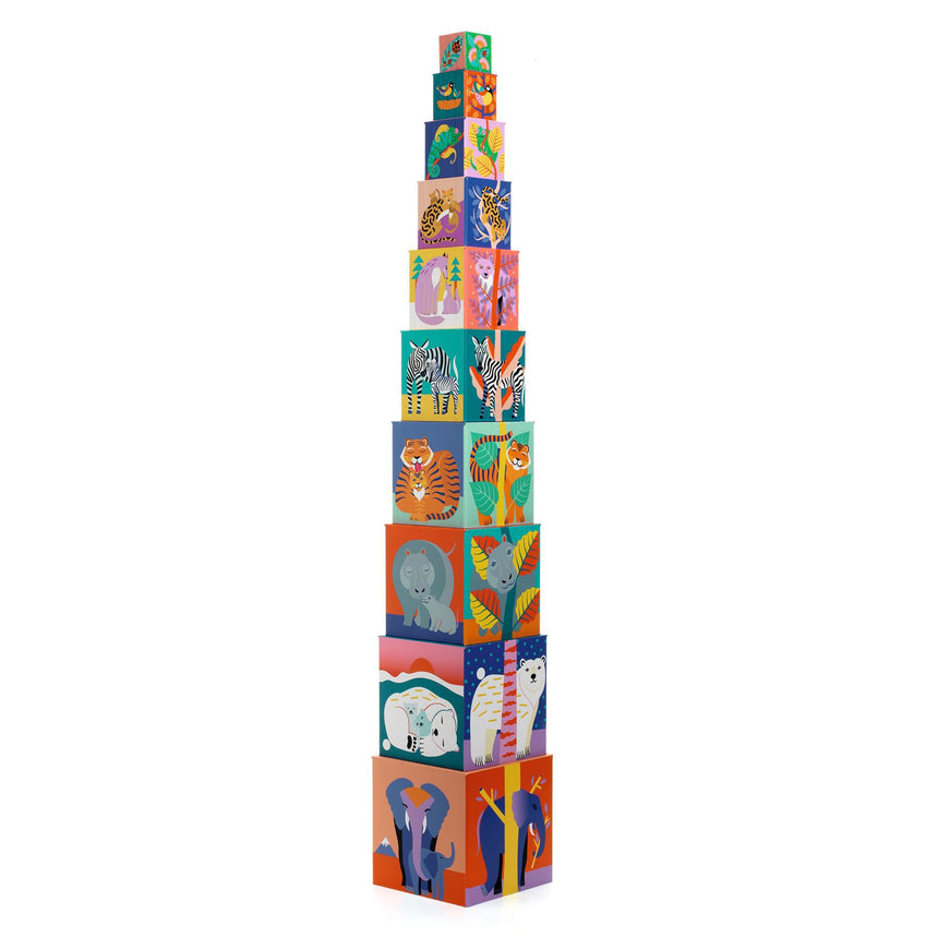 Cubes - Animaux sauvages-Djeco-DJE-DJ08511-CLÉMENT