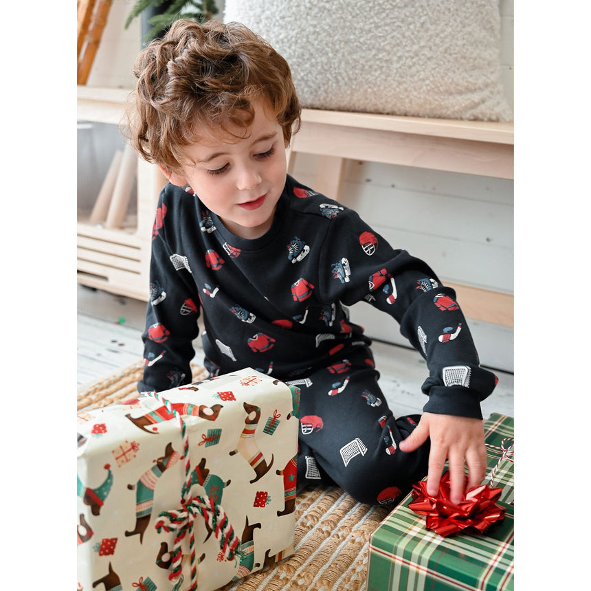 Pyjama Hockey 2-14ans-Roche Ciseaux-ROO-T61208-CLÉMENT