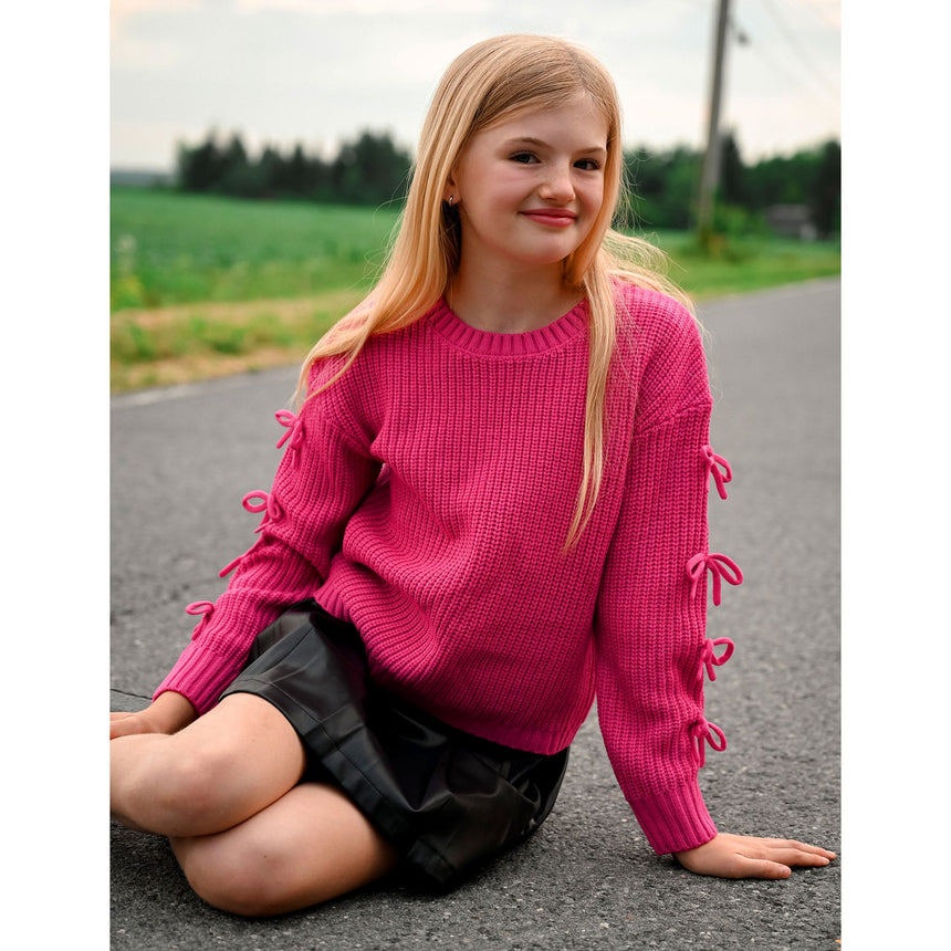 Pull Tricot Blush & Boucle 7-14ans-Look-LOK-2263487C-CLÉMENT