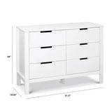 Commode 6 Tiroirs Colby - Blanc-DaVinci-DVI-F11926W-CLÉMENT