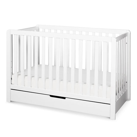 Couchette Convertible 4-en-1 Colby avec Tiroir Gigogne - Blanc-DaVinci-DVI-F11951W-CLÉMENT