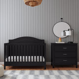 Couchette Convertible 4-en-1 Charlie - Ébène-DaVinci-DVI-M12801E-CLÉMENT