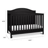Couchette Convertible 4-en-1 Charlie - Ébène-DaVinci-DVI-M12801E-CLÉMENT