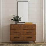 Commode 6 Tiroirs Otto - Noyer-DaVinci-DVI-M22526L-CLÉMENT