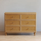 Commode 6 Tiroirs Marin - Miel et Rotin-Namesake-DVI-M23716HYHC-CLÉMENT