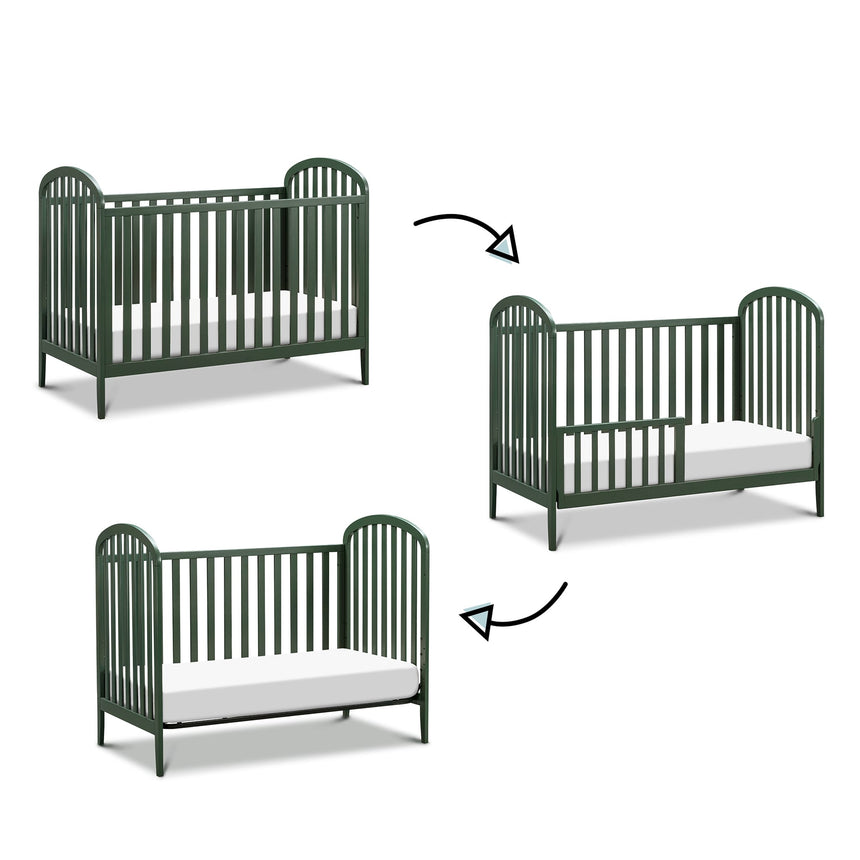 Couchette Convertible 3-en-1 Beau - Vert Forêt-DaVinci-DVI-M23901FRGR-CLÉMENT