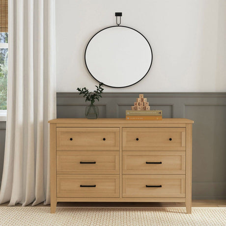 Commode 6 Tiroirs Beau Farmhouse - Miel-DaVinci-DVI-M24726HY-CLÉMENT