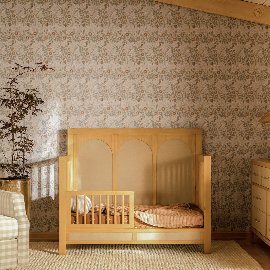 Couchette Convertible 4-en-1 Eloise - Miel et Tissu Eco-Weave-Namesake-DVI-M24801HYPSEW-CLÉMENT