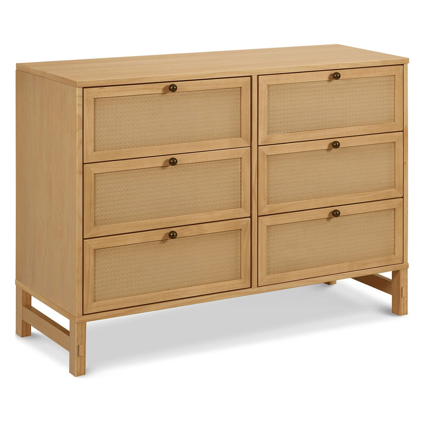 Commode 6 tiroirs Margot -Miel-DaVinci-DVI-M24926HY-CLÉMENT
