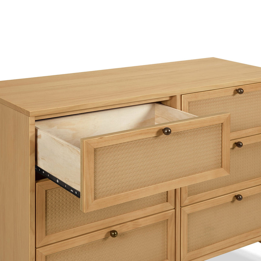 Commode 6 tiroirs Margot -Miel-DaVinci-DVI-M24926HY-CLÉMENT