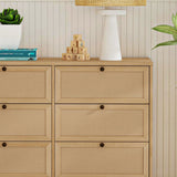 Commode 6 tiroirs Margot -Miel-DaVinci-DVI-M24926HY-CLÉMENT