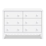 Commode 6 Tiroirs Sammy Scallop - Blanc-DaVinci-DVI-M27826W-CLÉMENT
