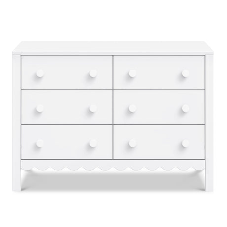 Commode 6 Tiroirs Sammy Scallop - Blanc-DaVinci-DVI-M27826W-CLÉMENT