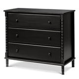 Commode 3 Tiroirs Jenny Lind Spindle - Ébène-DaVinci-DVI-M7323E-CLÉMENT