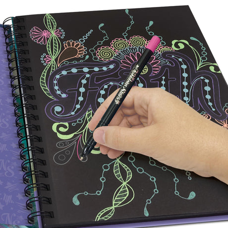 Livre à Coloriage à Pages Noires-Nebulous Stars-EGL-TT11111-CLÉMENT