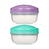 Ensemble de 2 Contenants Portionpod™ TO GO™ 210ml-Sistema-EMA-2148753C-CLÉMENT
